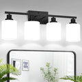 MOKATNG 4-Light Bathroom Light Fixtures, Vanity Light by Bathroomlightfixtures