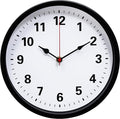LEIKE Metal Wall Clock 10IN Black, Retro Silent Quartz Battery Operated by LEIKEWALLCLOCK