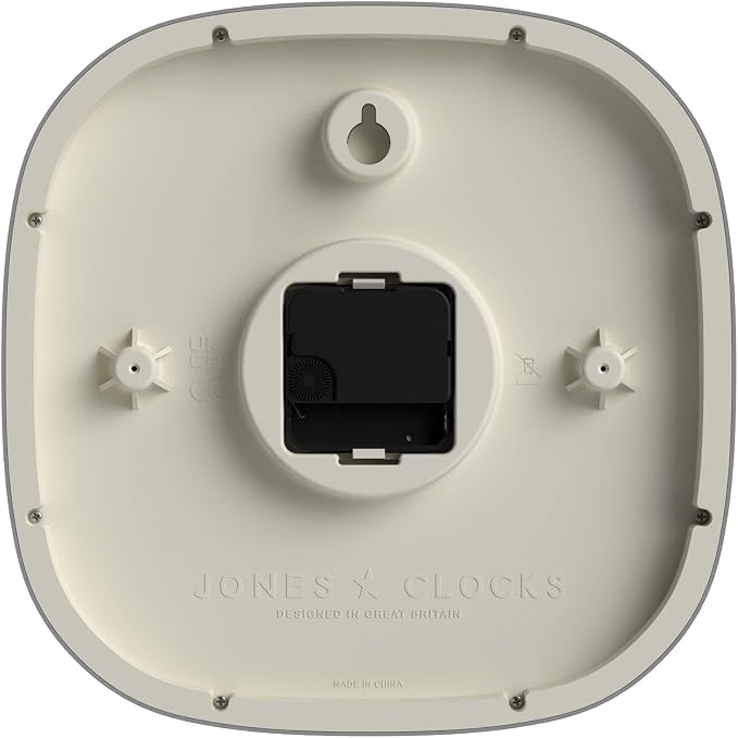 JONES CLOCKS® Sprite wall Clock | Modern Retro Rounded Square Clock | 10 inch | - Image 7
