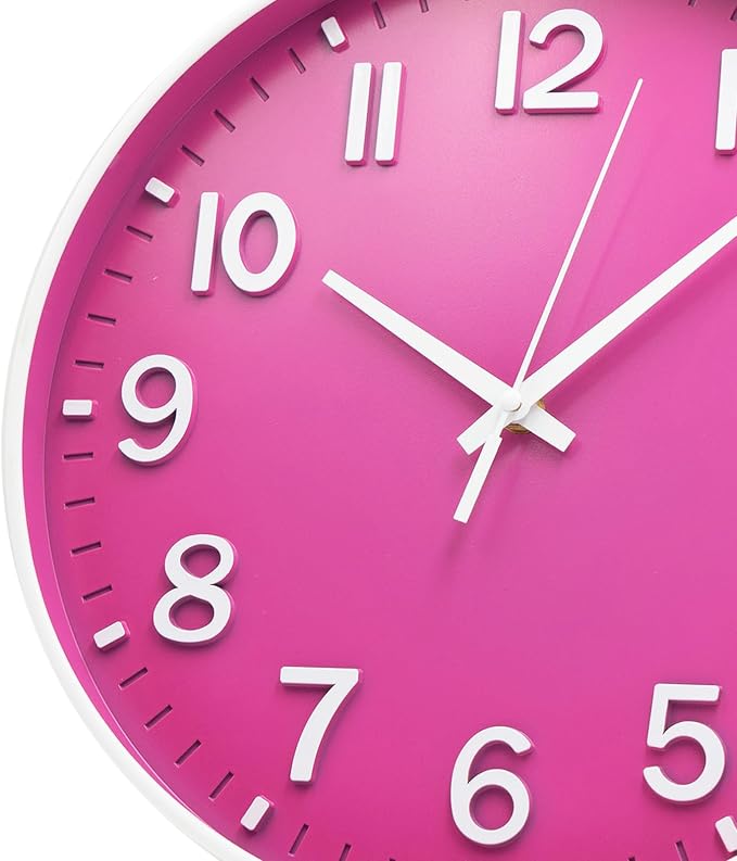 HZDHCLH Wall Clocks Battery Operated 12 inch Silent Non Ticking Modern Wall - Image 3