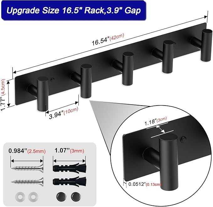 Bntuk Coat Rack Wall Mount - Image 3