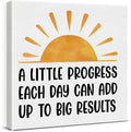 Inspirational Office Wall Art Decor, Motivational Add Up to Big Results by VAHATAN