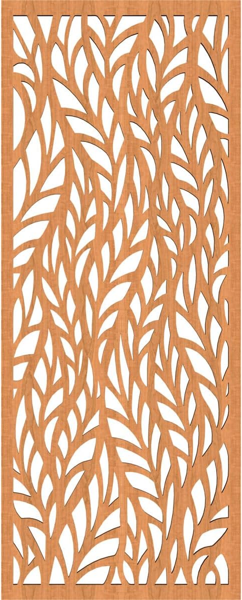 13 3/8"W x 34 3/8"H x 3/8"T Ortonville Decorative Fretwork Wood Wall Panels - Image 4