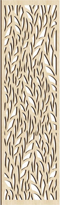 Ortonville Decorative Pierced Fretwork Wood Wall Panels, 21 3/8"W x 54 3/8"H x by EkenaMillwork
