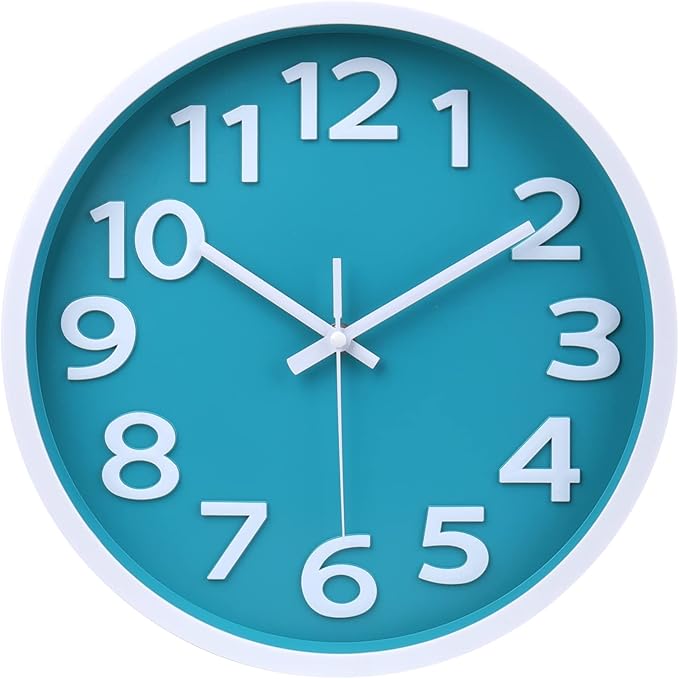 Crosstime Wall Clock Silent Non Ticking Indoor Outdoor Clock Battery Operated by CrosstimeWallClockPracticalElegant