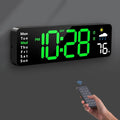 Digital Wall Clock, Digital Clock Large Display by DigitalAlarmClocks