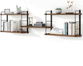 MXCSE Wall Shelves, Wall Mounted Bookshelves, DIY Floating Shelves by MXCSE