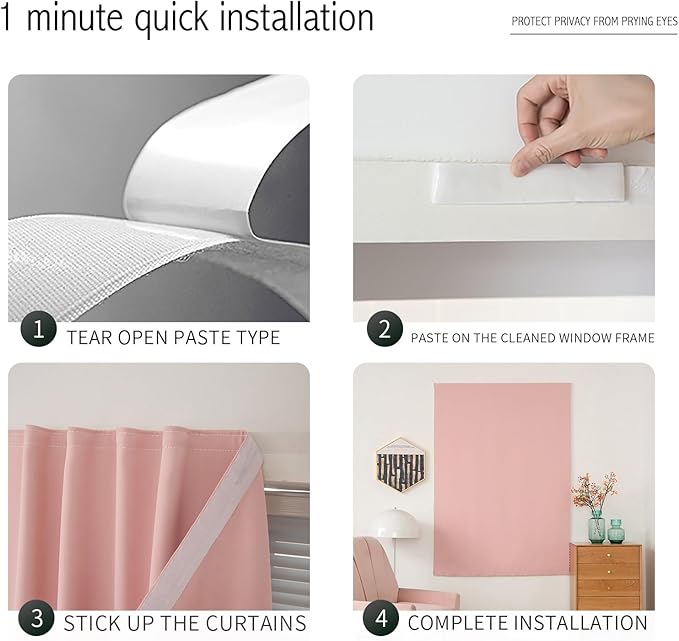 Instant Blackout Window Curtain - Image 4