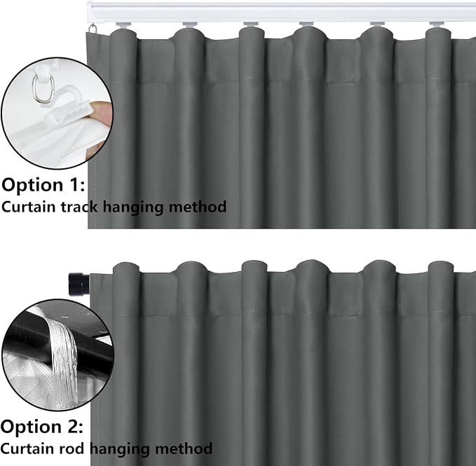 Room Divider Blackout Curtain Total Privacy Thermal Insulated Curtains - Image 5