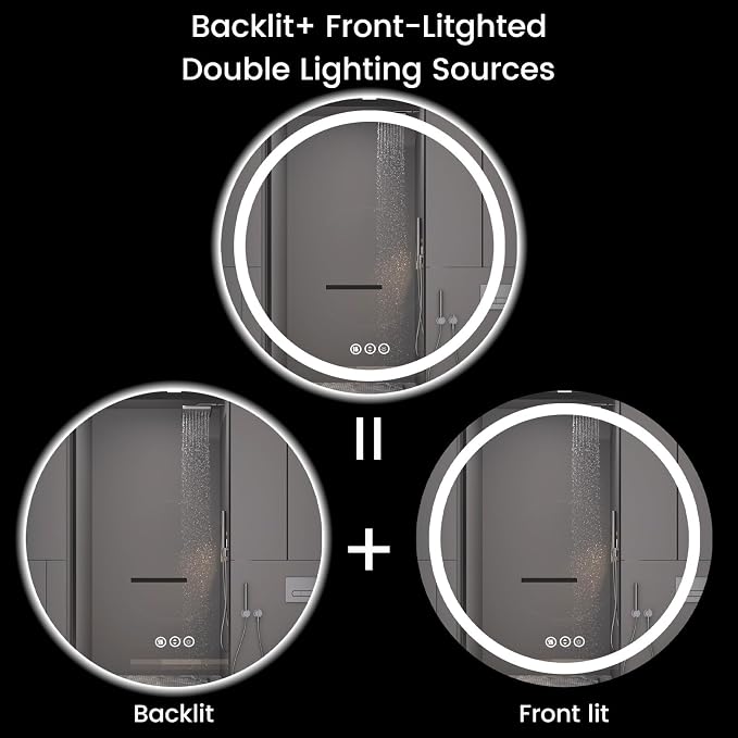42" x 42" LED Bathroom Mirror - Image 5