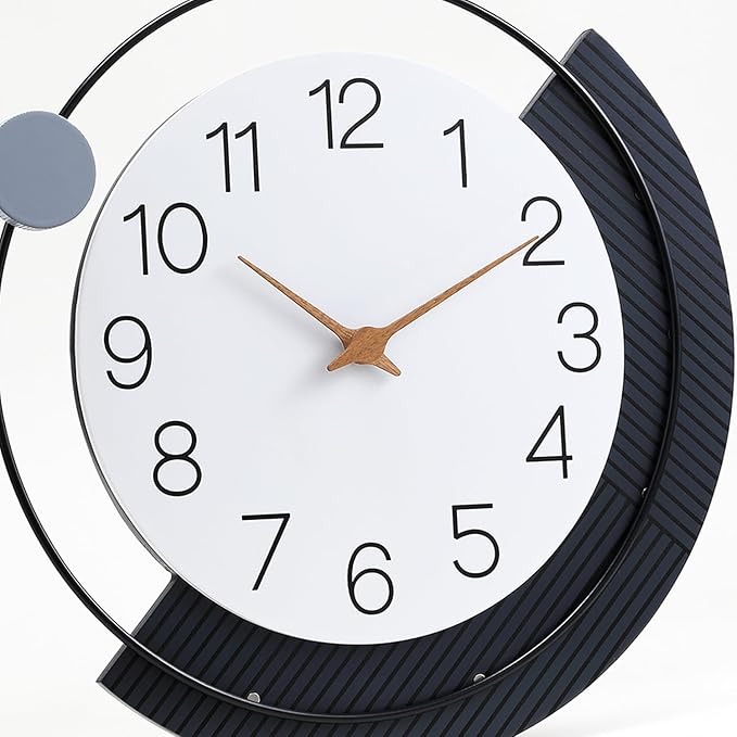 Dankeit Decorative Wall Clock, Silent Non-Ticking Quartz Battery Operated - Image 2