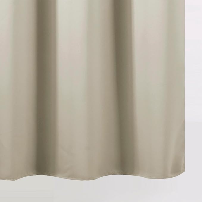 LEMOMO Blackout Curtains 52 x 90 Inch Long Light Beige Curtains Set of 2 Panels - Image 8