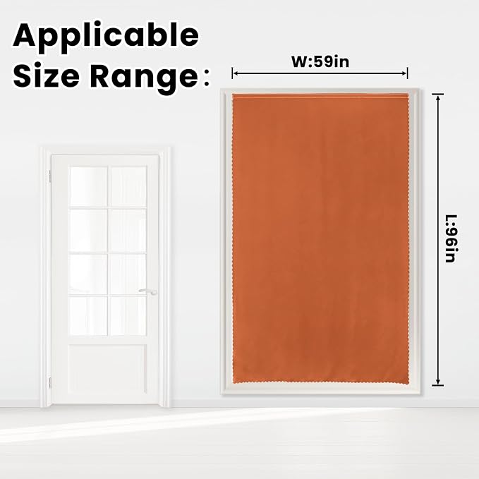 Self Adhesive Curtains Portable Blackout Curtain Simple and Easy to Install - Image 7