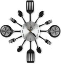 16 Inch Cutlery Kitchen Wall Clocks by CIGERA