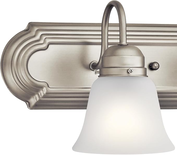 Kichler 36" 5-Light Vanity Bath Light in Brushed Nickel, Modern Bathroom Light - Image 4
