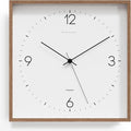 mooas Wooden Frame Flatwood Wall Clock by mooas
