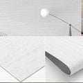 3D Wall Panels Peel and Stick – 23.82"x110" PVC Faux Travertine Texture by NAMAII