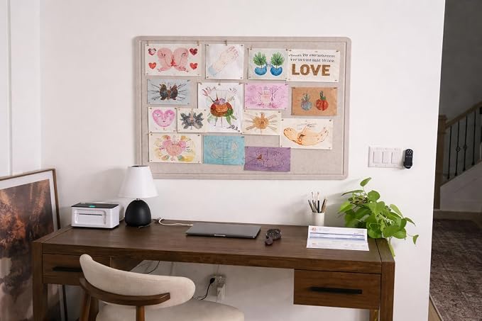 Large Felt Bulletin Board for Wall, Soft Felt Cork Board for Office, Home - Image 7