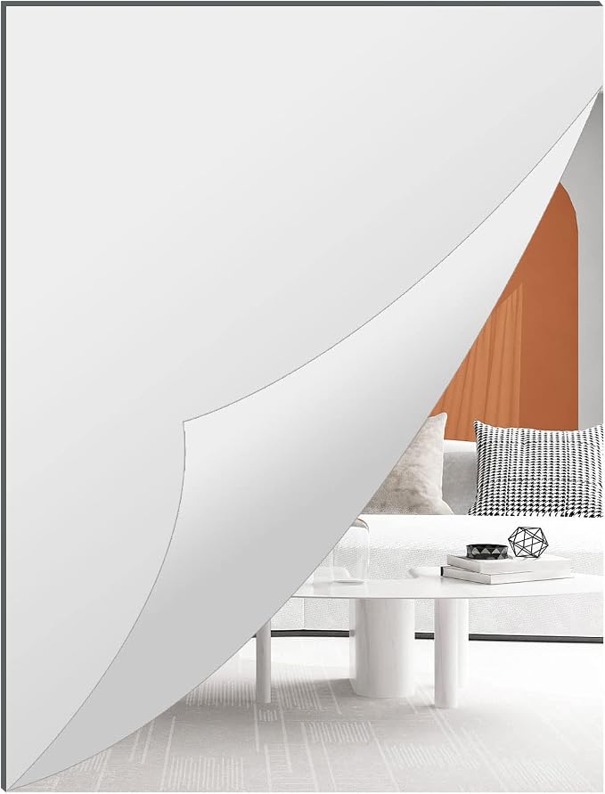 A2 Acrylic Mirror Sheet for Wall, 16.5" x 23.2" Large Rectangular Mirror Tiles by DARENYI
