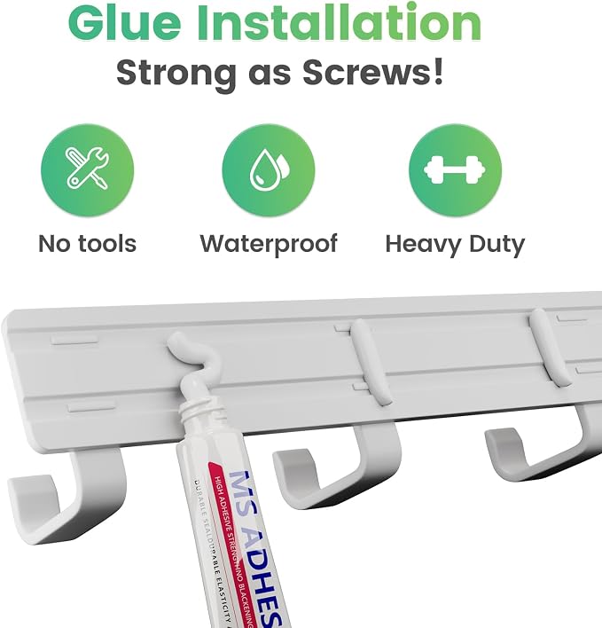 Coat Rack Wall Mount, Heavy Duty Wall Coat Hanger - Image 4