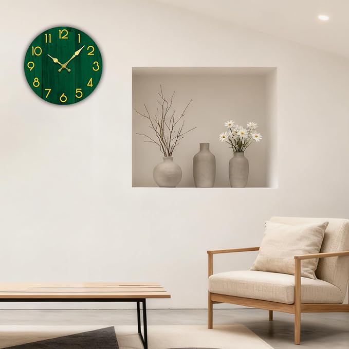 Wall Clock, Modern Wall Clocks Battery Operated, Silent Non Ticking Clock - Image 7