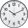 Wall Clock Modern Simple Quartz Decorative Clock Non-Ticking Silent Battery by BAKBRAND