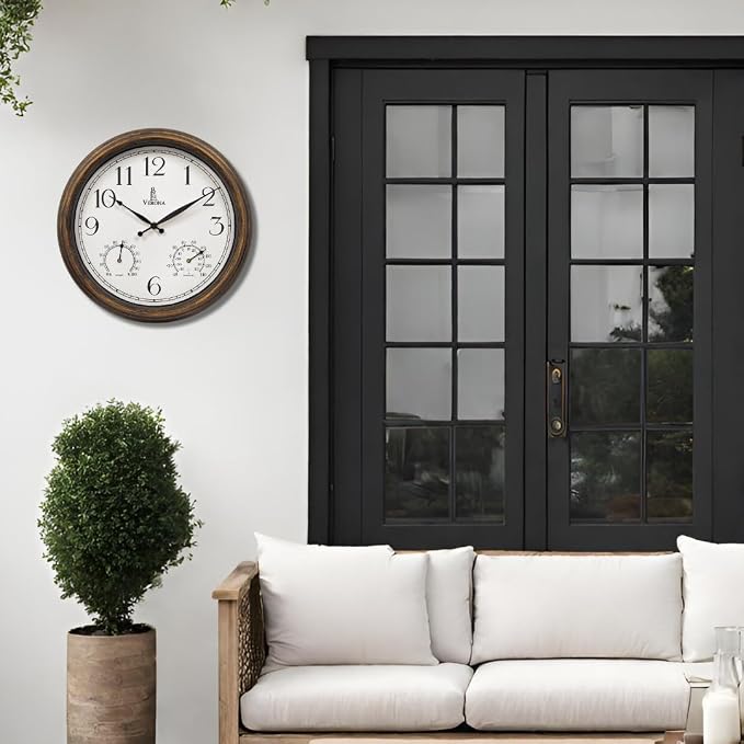 Outdoor Clocks for Patio Waterproof - Image 2