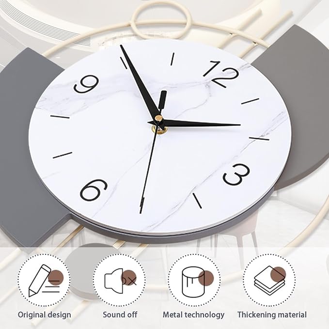 Dankeit Decorative Silent Quartz Wall Clock - Image 2