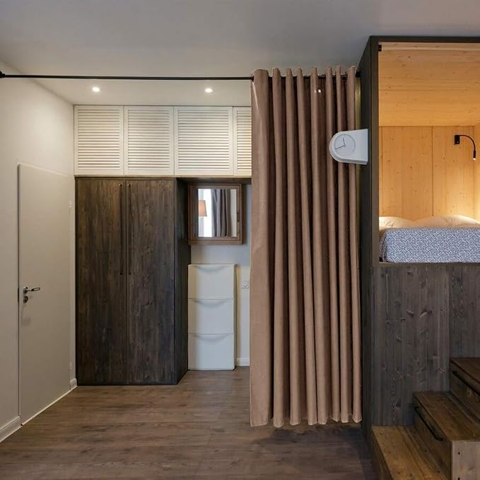 NICETOWN Wall Dividers for Rooms, Sound Barrier Room Divider Curtain Screen - Image 5