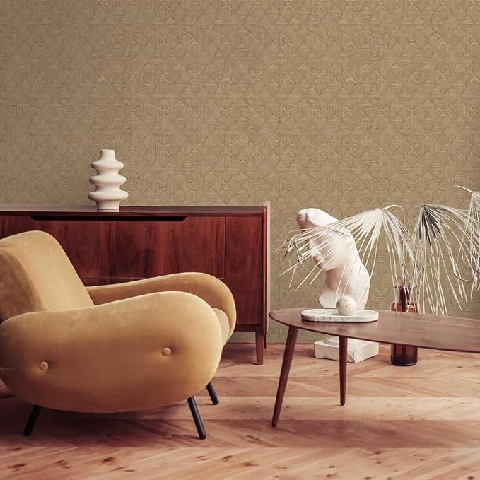 Tempaper x Jeremiah Brent Textured Hoffmann Faux Sisal Removable Peel and Stick - Image 7
