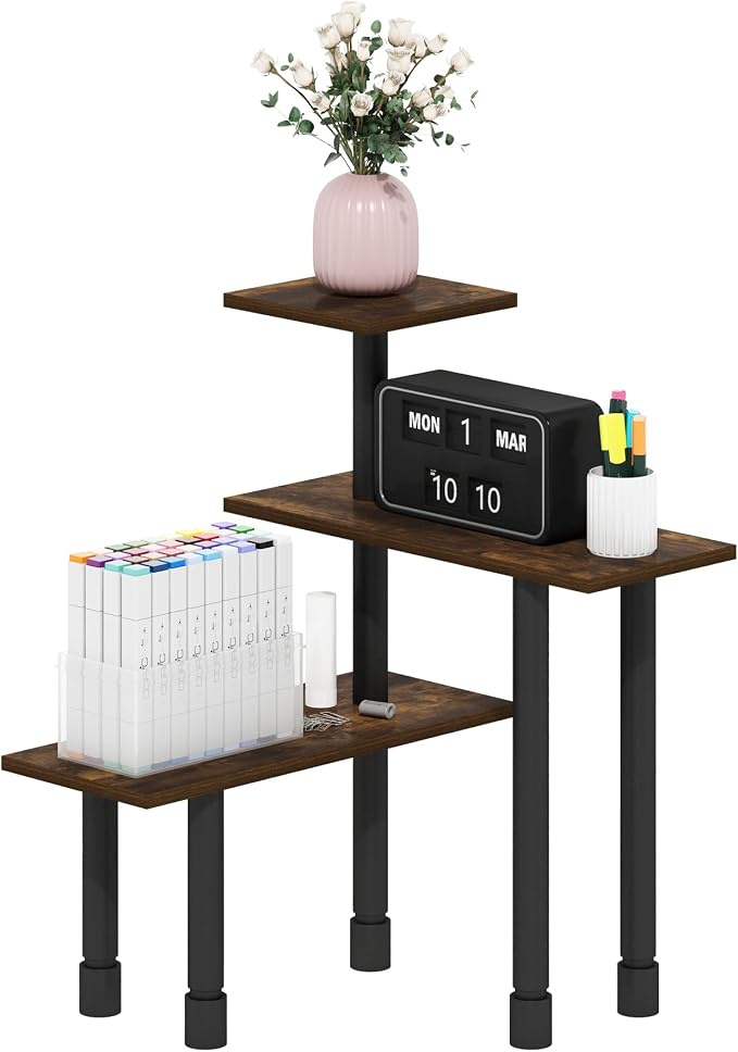 Furinno Turn-N-Tube Kitchen Countertop Organizer, 3-Tier Corner Countertop by Furinno-FitsYourSpaceFitsYourBudget