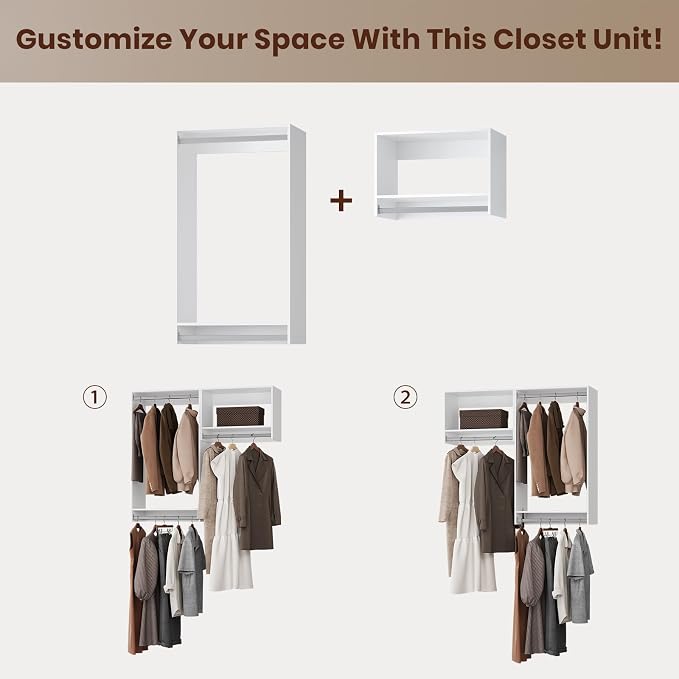 ROOMTEC Modular Closet System, Wooden Tower - Image 9
