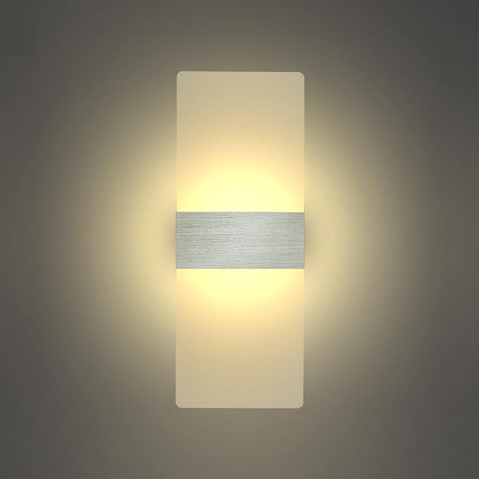 KICAAO Modern Wall Sconces, Led Wall Light 10w, Wall Sconce Up Downlight - Image 2
