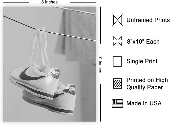 Poster Master Shoes in Clothesline Print - Image 2