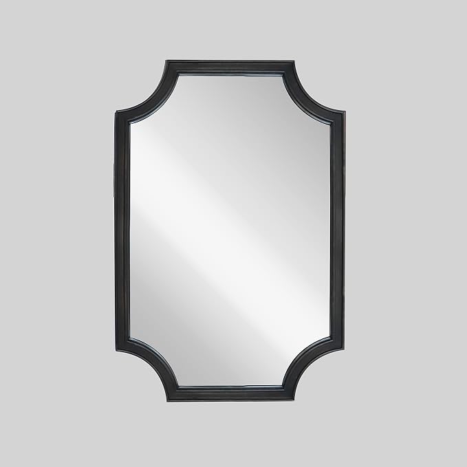 WallBeyond 20" x 30" Full Scalloped Corners Arch Rectangle Wall Mirror - Image 2
