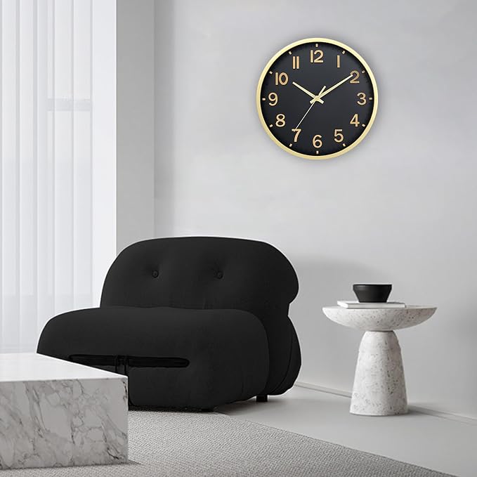 Wall Clocks Battery Operated 12 inch Modern Wall Clock, Silent Non Ticking Wall - Image 6