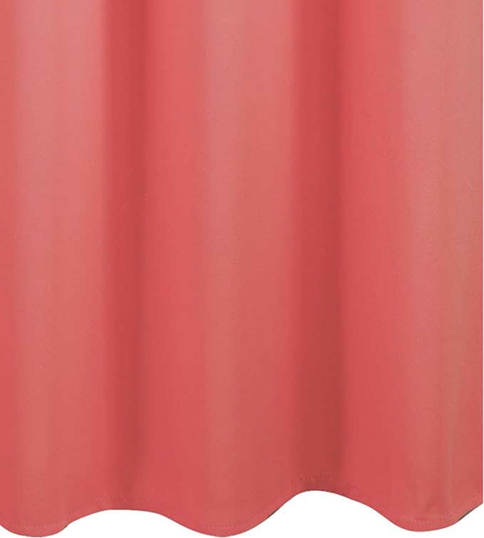 LEMOMO Blackout Curtains 38 x 84 inch/Coral Curtains Set of 2 Panels/Thermal - Image 8