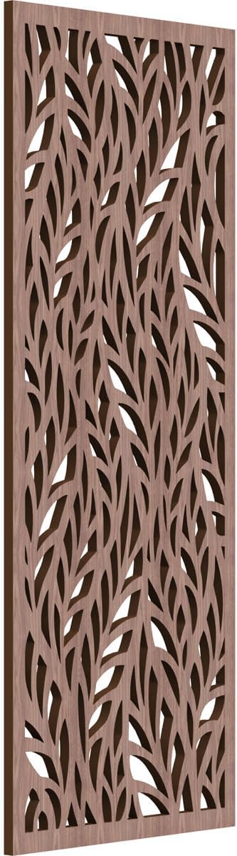 9 3/8"W x 24 3/8"H x 1/4"T Ortonville Decorative Fretwork Wood Wall Panels by EkenaMillwork