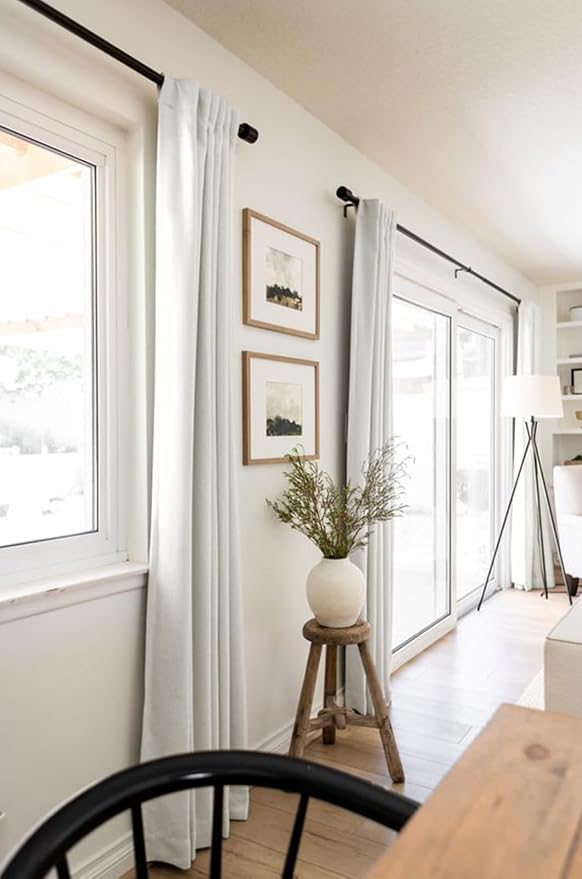 100% Blackout Shield Linen Blackout Curtains - Image 6