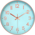 Modern Wall Clock, 10 Inch Digital Wall Clocks Battery Operated, Round Non by MABPEDO