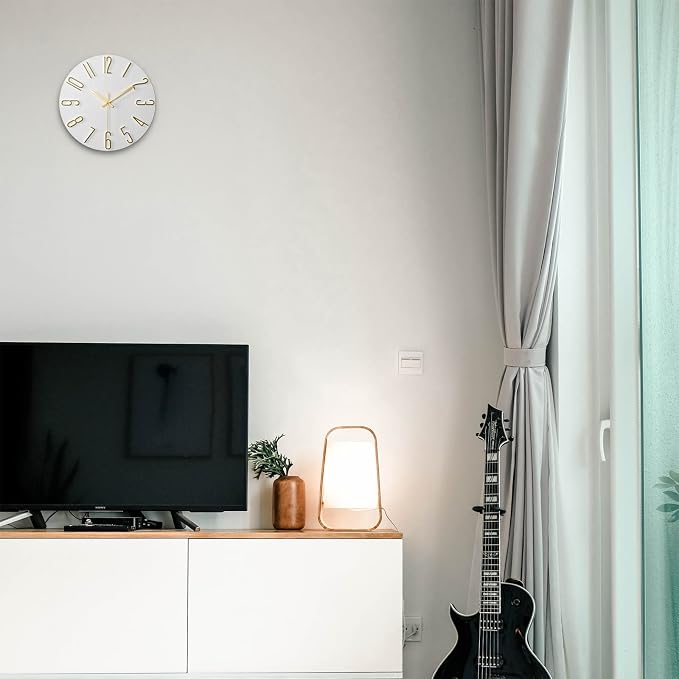 Wall Clock, Silent Clock, Wall Clocks Battery Operated， 12 inch Modern Wall - Image 8