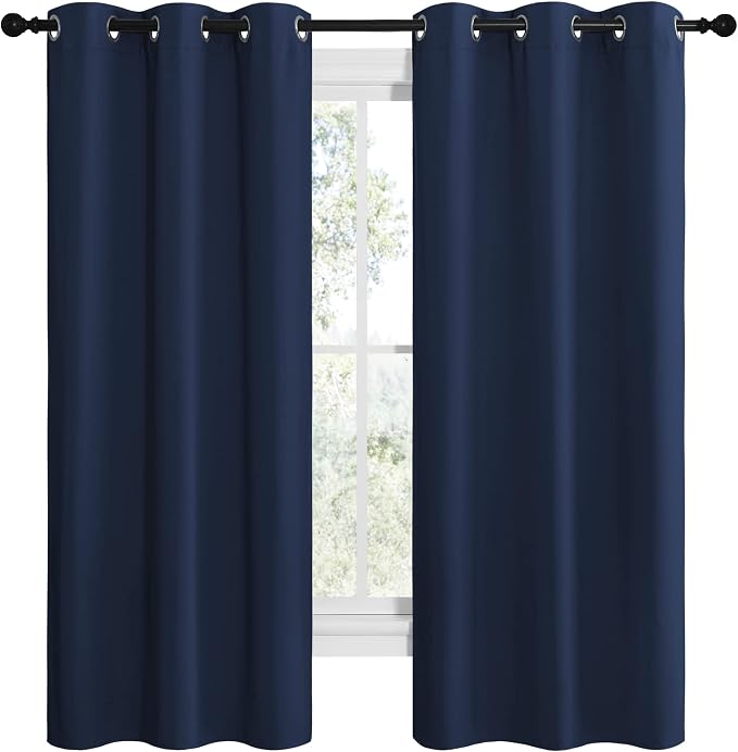 NICETOWN Blackout Draperies Curtains, All Season Thermal Insulated Solid - Image 2