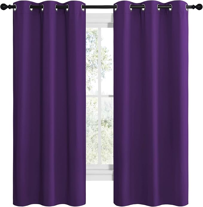 NICETOWN Kitchen Short Blackout Curtains, Home Decoration Thermal Insulated - Image 2