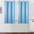 LEMOMO Sky Blue Blackout Curtains 42 x 54 Inch Length Set of 2 Panels Grommet by Lemomo