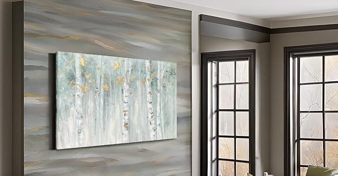 Yihui Arts Birch Tree Canvas Wall Art - Image 7