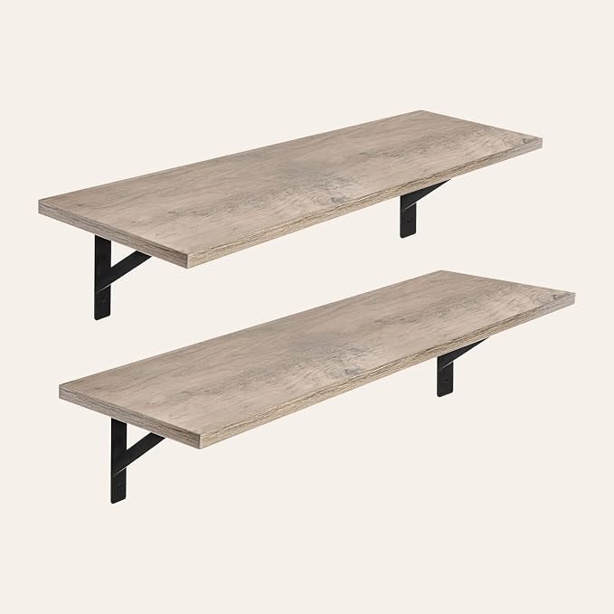 DINZI LVJ Wall Shelves, 23.6 x 7.9 x 6.1 Inch Floating Shelves - Image 9