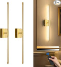SAIMAND Wireless Sconces Set of 2 Battery Operated, 8000mAh USB Rechargeable by SAIMAND
