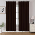CUCRAF Blackout Curtains 72 inch Length 2 Panels Set, Rod Pocket Room Darkening by CUCRAF