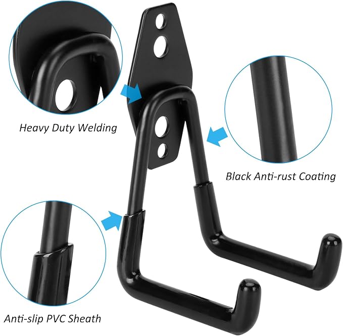 6 Pack Garage Hooks Heavy Duty - Image 3