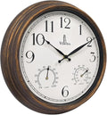 Outdoor Clocks for Patio Waterproof by LovelyHomeEssentials